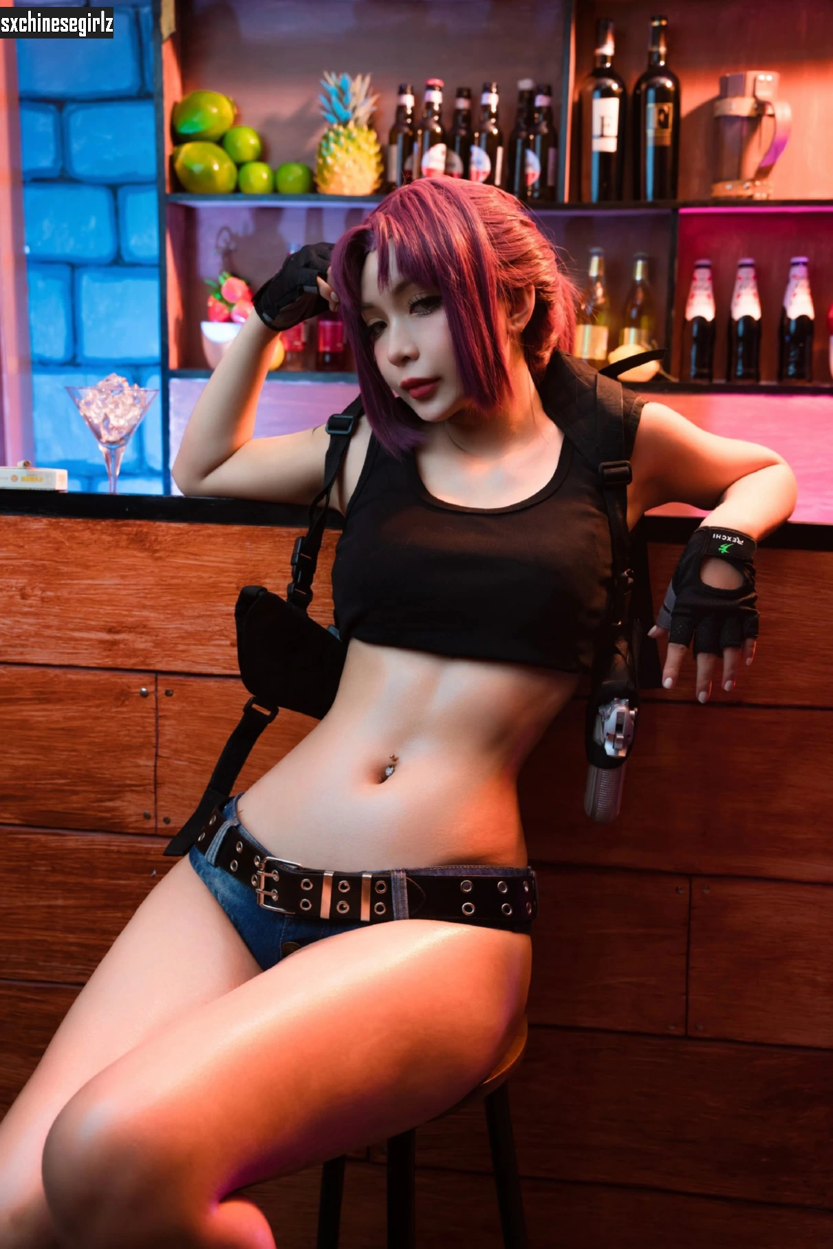 Umeko J cosplay Revy - Black Lagoon